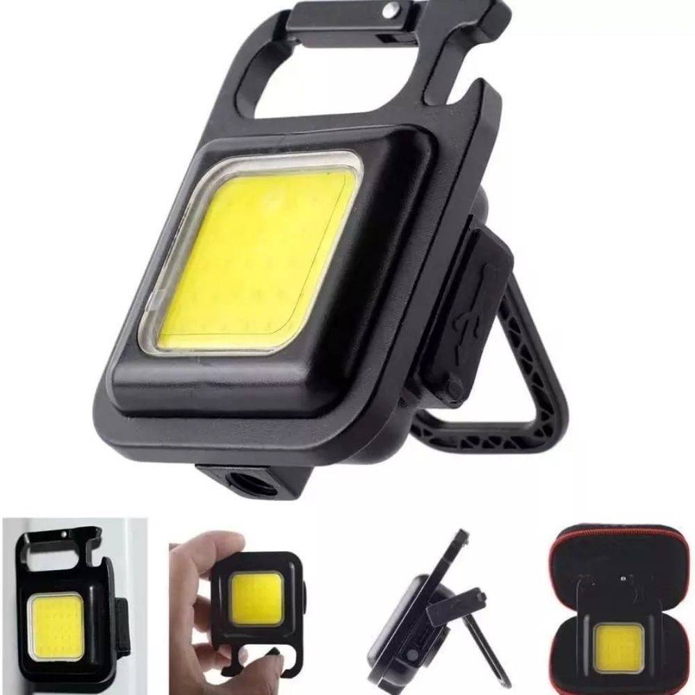 Mini Keychain Flashlights, 4Mode Rechargeable Flashlights 800 Lumens - Picture 2 of 4